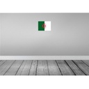 [LA-115282-2030] Blechschild 20x30 cm Algeriens Algeria Flagge Fahne Wappen Bild 2