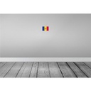[LA-115284-1812] Blechschild 12x18 cm Andorras Andora Flagge Fahne Wappen Bild 2