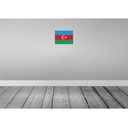 [LA-115292-H] Holzschild 20x30 cm Aserbaidschan Azerbaijan Flagge Fahne Wappen Bild 2