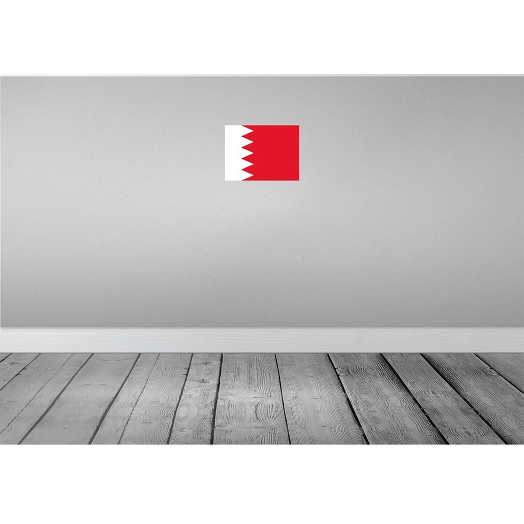 [LA-115293-H] Holzschild 20x30 cm Bahrain Bahrains Fahne Flagge Wappen Bild 2
