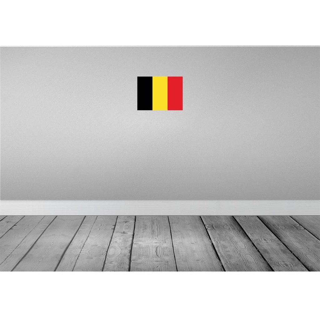 [LA-115297-H] Holzschild 20x30 cm Belgiens Belgium Flagge Fahne Wappen Bild 2