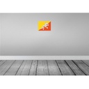 [LA-115301-2030] Blechschild 20x30 cm Bhutans Bhutan Flagge Fahne Wappen Bild 2