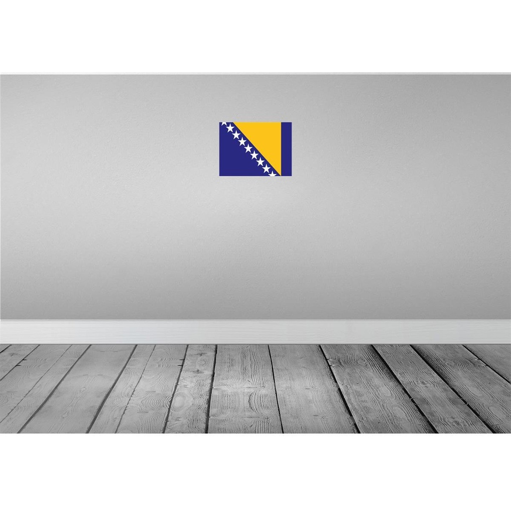 [LA-115303-2030] Blechschild 20x30 cm Bosnien und Herzegowina Flagge Fahne Wappen Bild 2