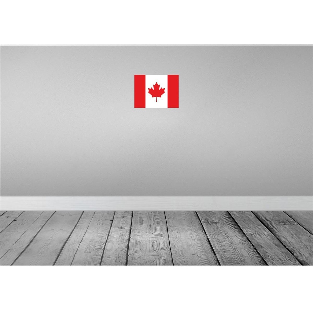 [LA-115313-H] Holzschild 20x30 cm Kanadas Canada Flagge Fahne Wappen Bild 2