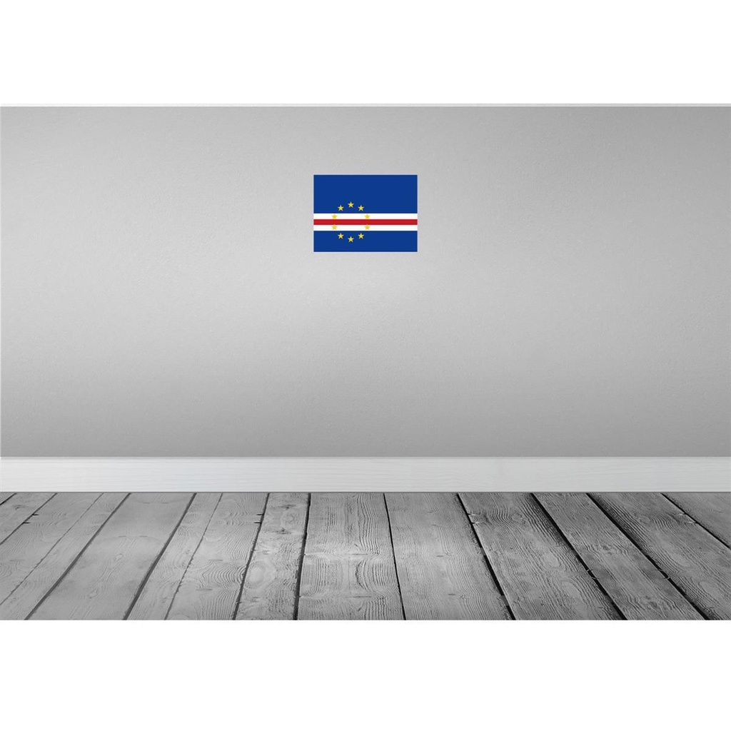 [LA-115314-2030] Blechschild 20x30 cm Kap Verde Cape Flagge Fahne Wappen Bild 2