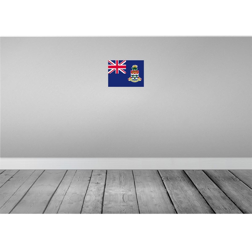 [LA-115315-H] Holzschild 20x30 cm Cayman Islands Flagge Fahne Wappen Bild 2
