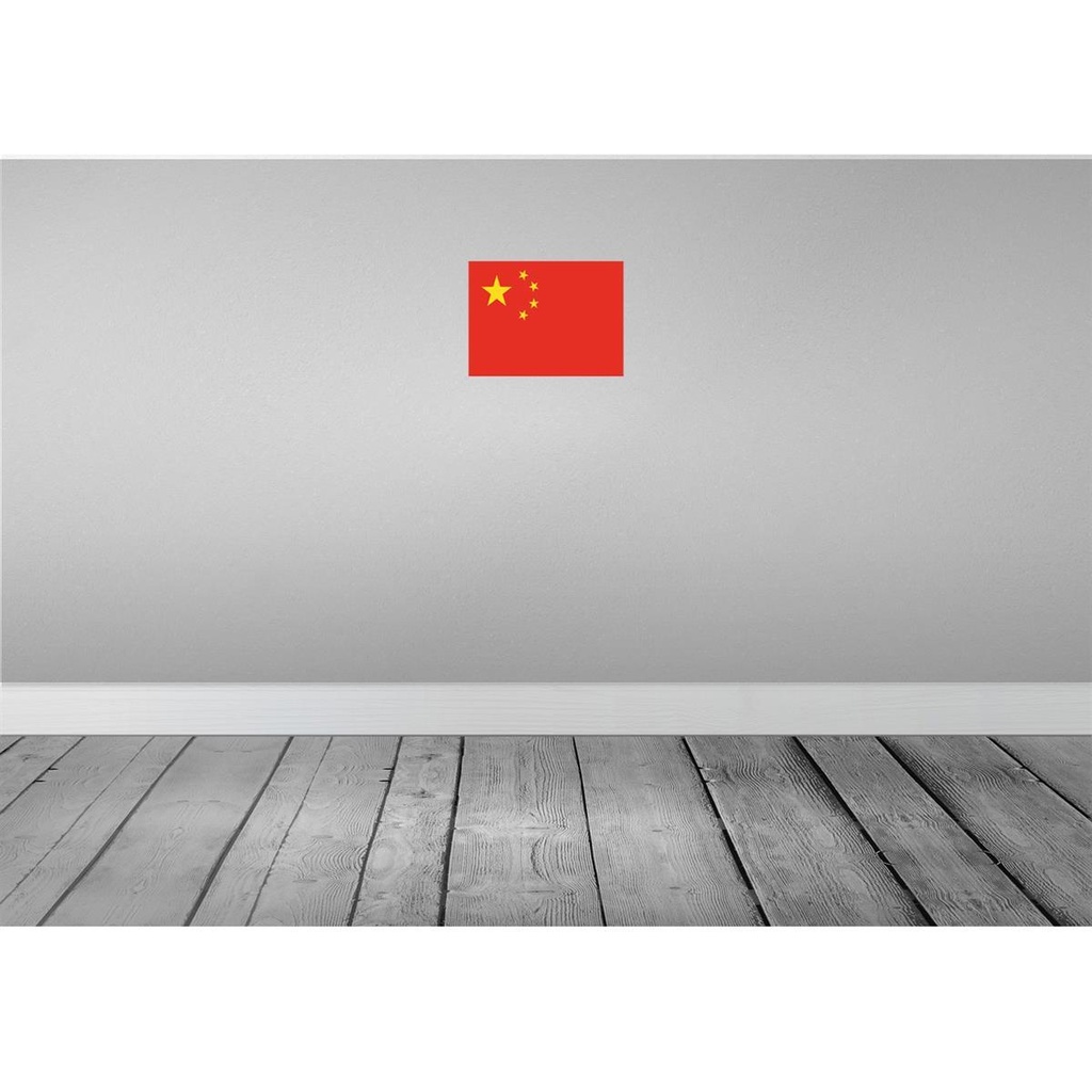 [LA-115319-H] Holzschild 20x30 cm China Flagge Fahne Wappen Bild 2