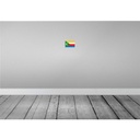 [LA-115323-1812-H] Holzschild 12x18 cm der Komoren the Comoros Flagge Fahne Wappen Bild 2