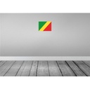 [LA-115324-2030] Blechschild 20x30 cm Kongo the Congo Flagge Fahne Wappen Bild 2
