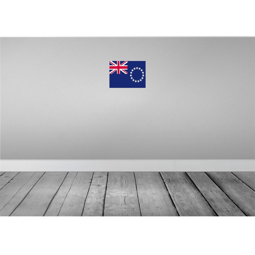 [LA-115325-2030] Blechschild 20x30 cm Cookinseln Cook Islands Flagge Fahne Wappen Bild 2