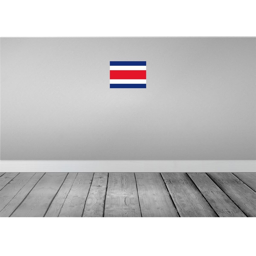 [LA-115326-H] Holzschild 20x30 cm Costa Ricas Rica Flagge Fahne Wappen Bild 2