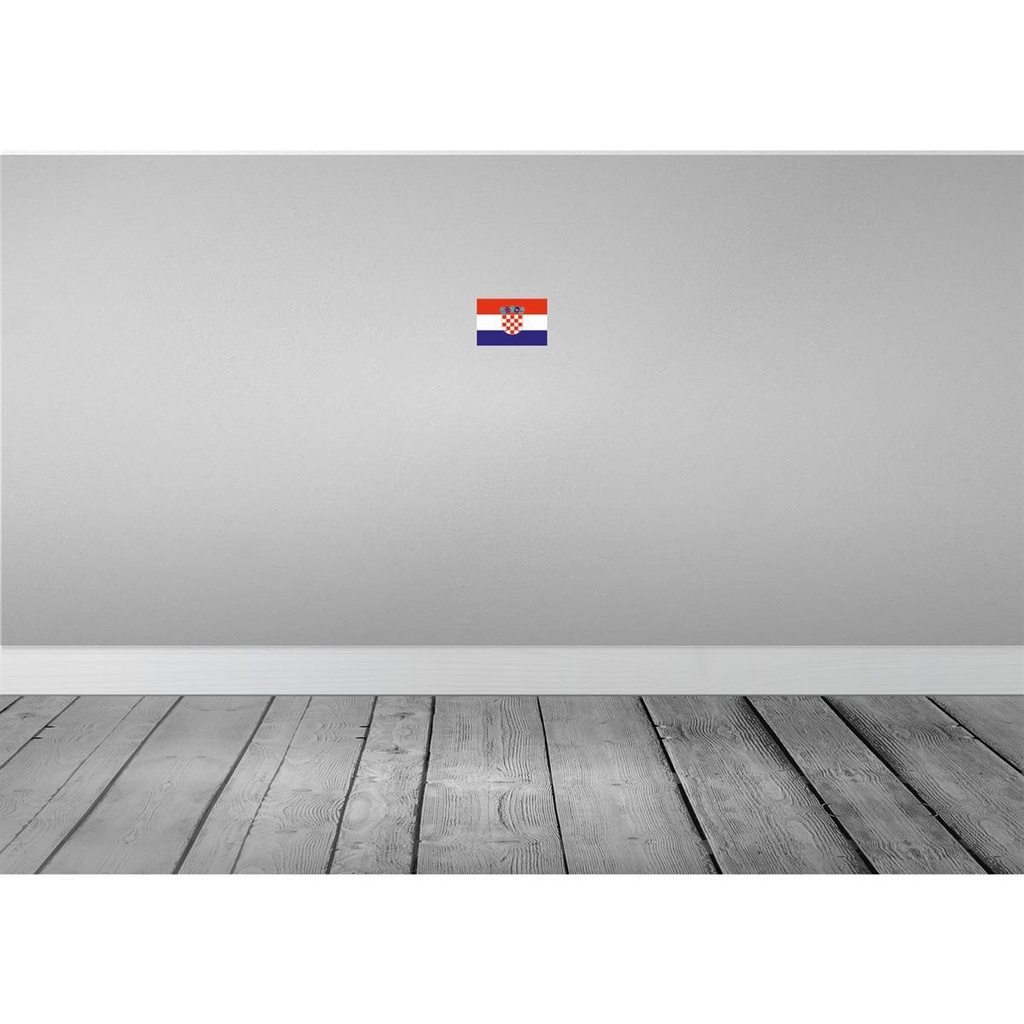 [LA-115327-1812-H] Holzschild 12x18 cm Kroatiens Croatia Flagge Fahne Wappen Bild 2