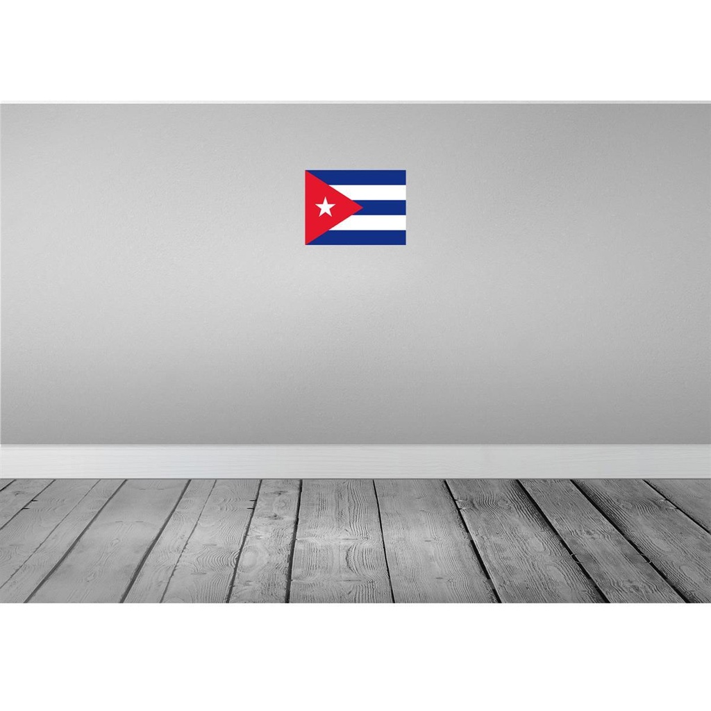 [LA-115328-2030] Blechschild 20x30 cm Kubas Cuba Flagge Fahne Wappen Bild 2