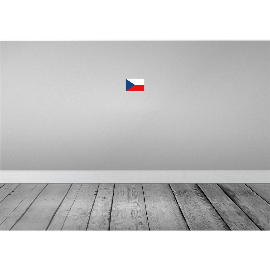 [LA-115330-1812-H] Holzschild 12x18 cm Tschechiens Czech Republic Flagge Fahne Wappen Bild 2