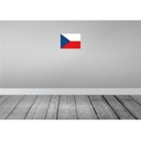 [LA-115330-H] Holzschild 20x30 cm Tschechiens Czech Republic Flagge Fahne Wappen Bild 2