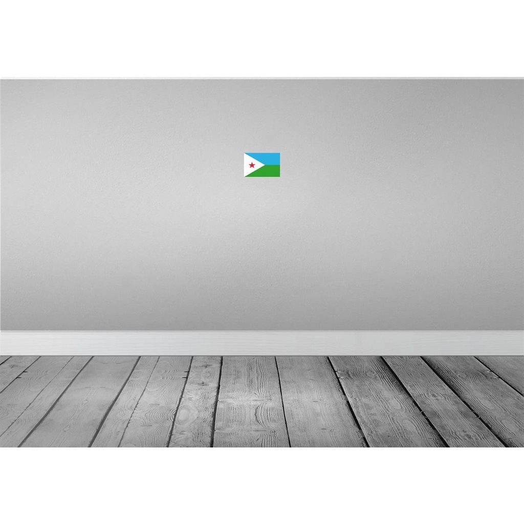 [LA-115333-1812] Blechschild 12x18 cm Dschibutis Djibouti Flagge Fahne Wappen Bild 2