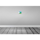[LA-115333-1812] Blechschild 12x18 cm Dschibutis Djibouti Flagge Fahne Wappen Bild 2