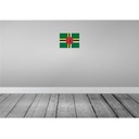 [LA-115334-2030] Blechschild 20x30 cm Dominicas Dominica Flagge Fahne Wappen Bild 2