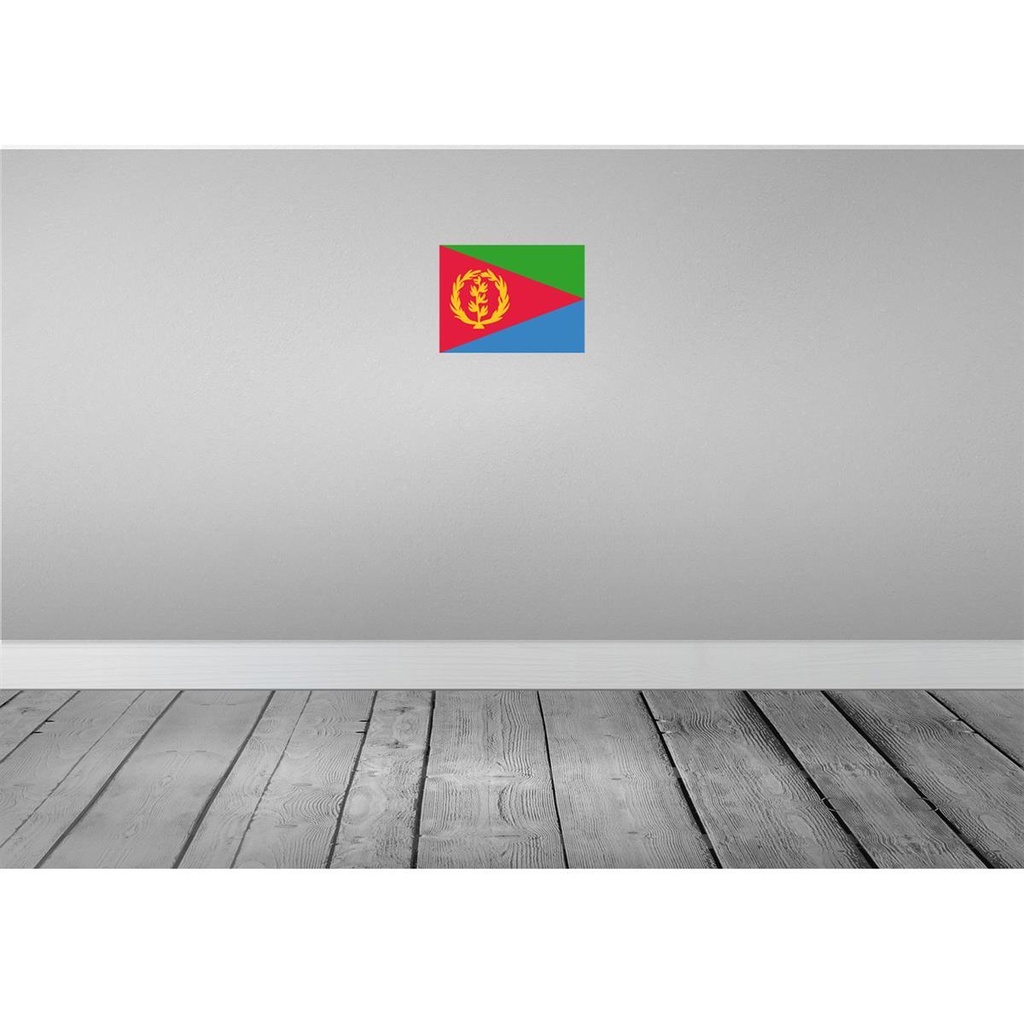 [LA-115342-2030] Blechschild 20x30 cm Eritreas Eritrea Flagge Fahne Wappen Bild 2
