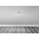 [LA-115346-1812-H] Holzschild 12x18 cm Färöer the Faroe Islands Flagge Fahne Wappen Bild 2