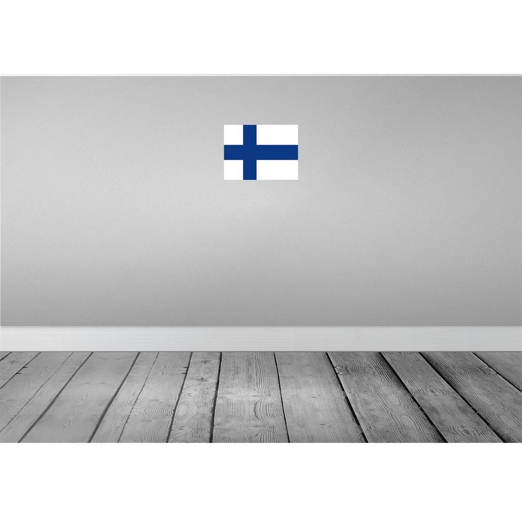 [LA-115348-2030] Blechschild 20x30 cm Finnlands Finland Flagge Fahne Wappen Bild 2