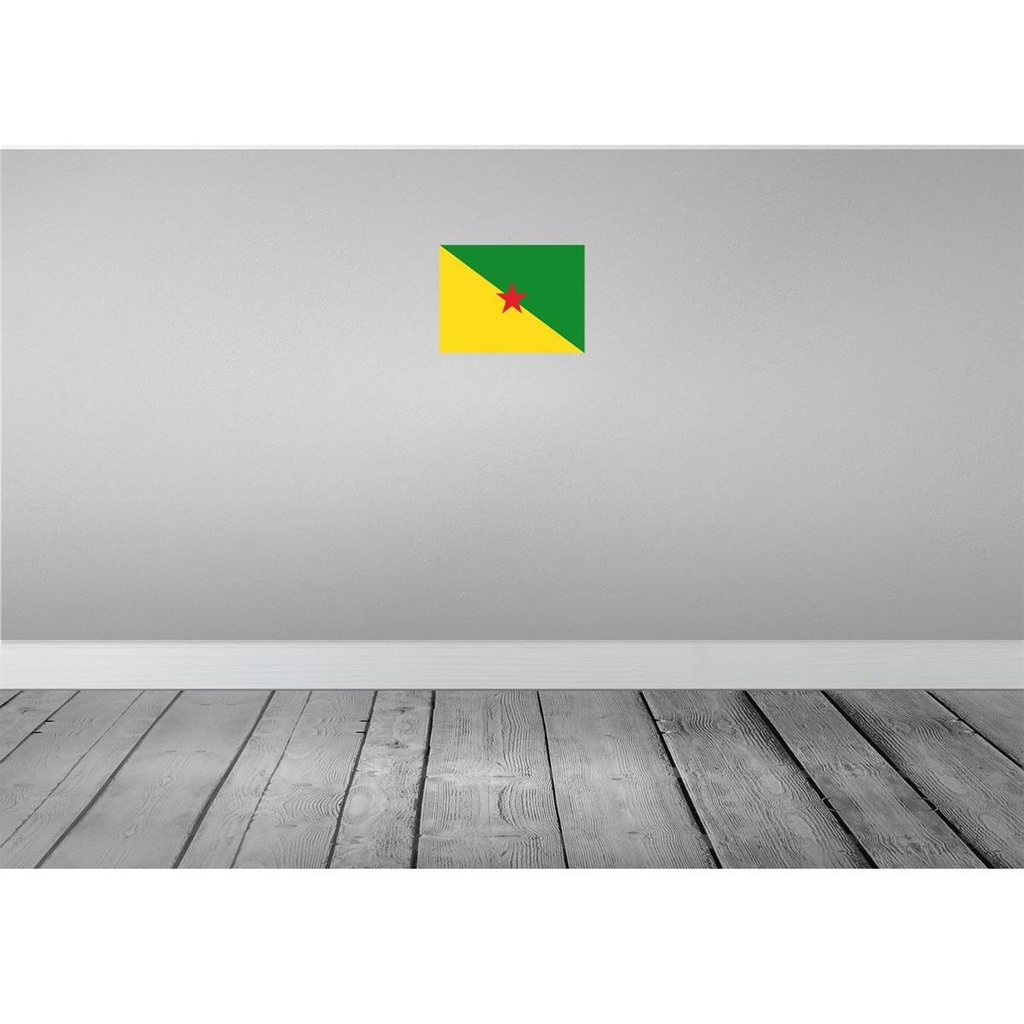 [LA-115350-2030] Blechschild 20x30 cm Französisch?Guayanas French Flagge Fahne Wappen Bild 2