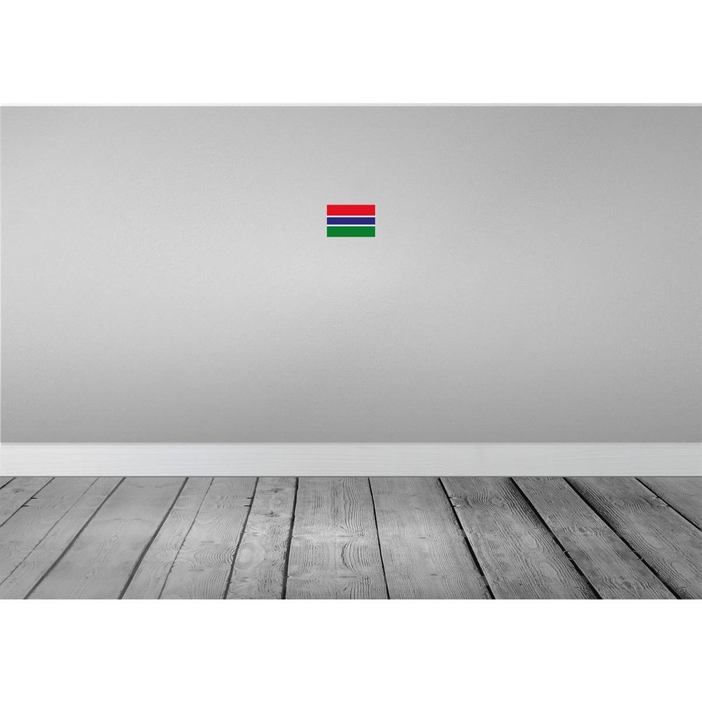 [LA-115352-1812] Blechschild 12x18 cm Gambias the Gambia Flagge Fahne Wappen Bild 2
