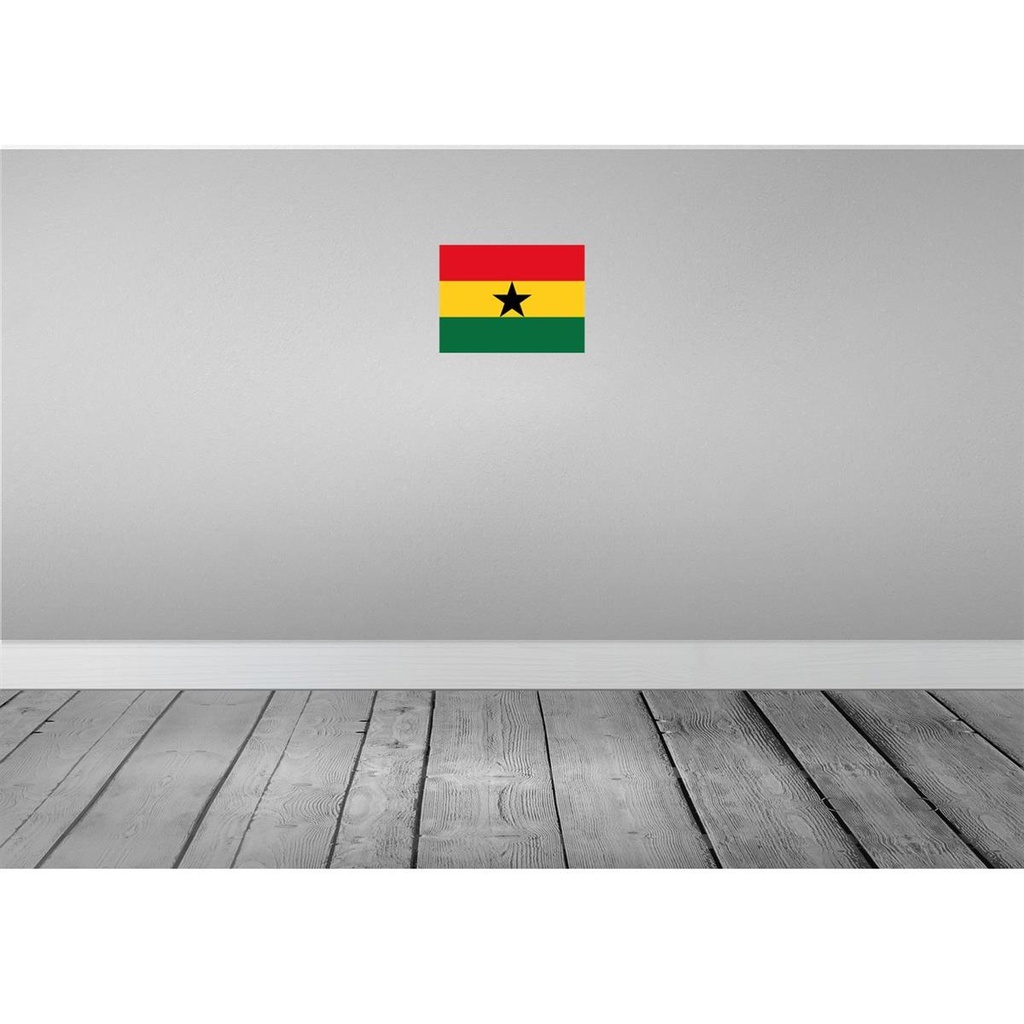 [LA-115355-2030] Blechschild 20x30 cm Ghanas Ghana Flagge Fahne Wappen Bild 2