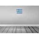 [LA-115357-H] Holzschild 20x30 cm Griechenlands Greece Flagge Fahne Wappen Bild 2