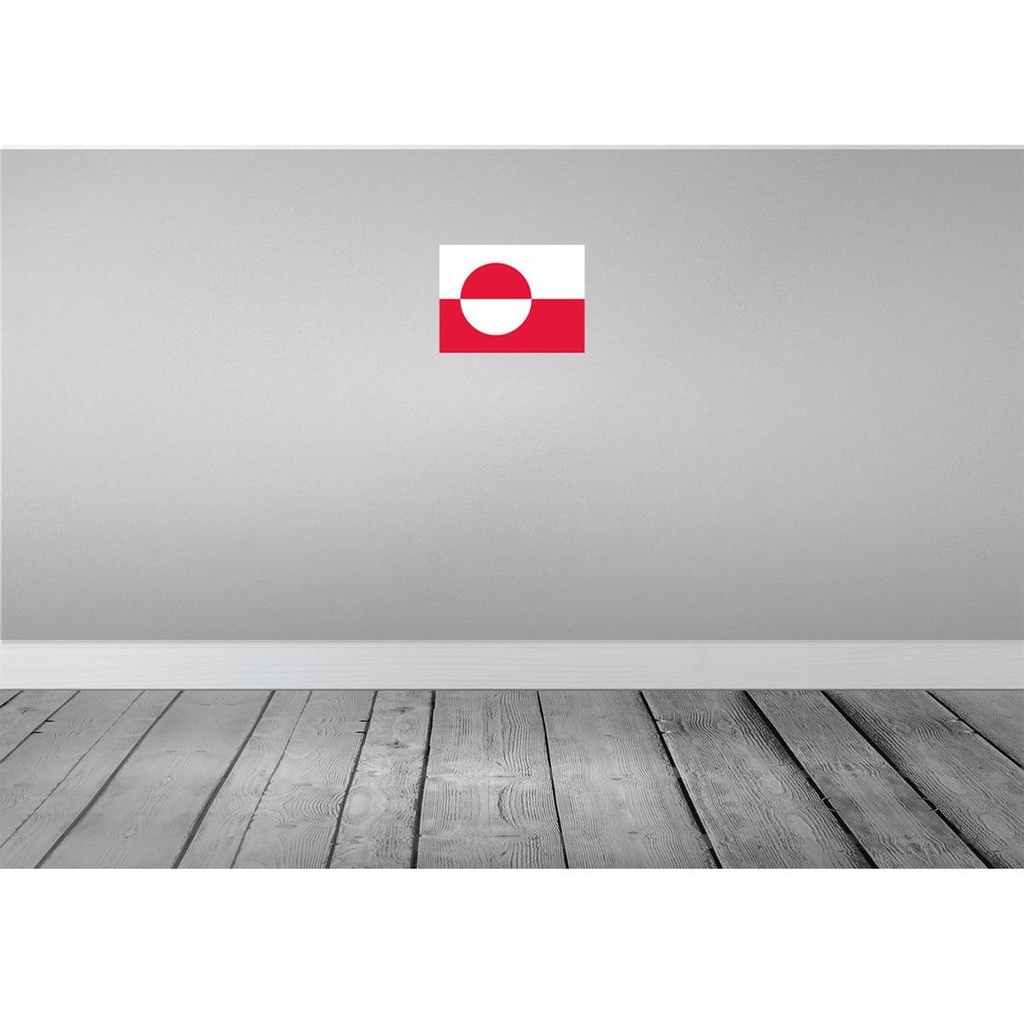 [LA-115358-2030] Blechschild 20x30 cm Grönlands Greenland Flagge Fahne Wappen Bild 2