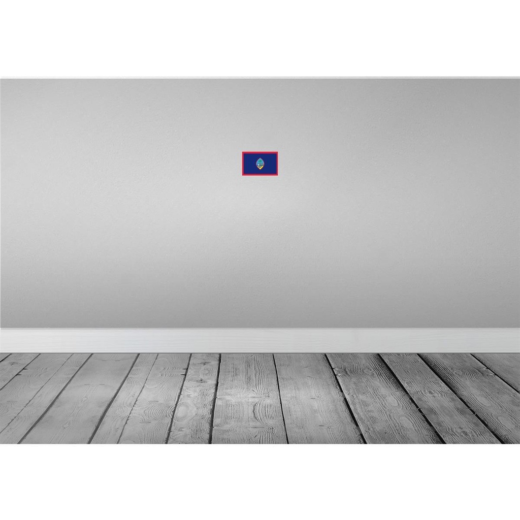 [LA-115360-1812] Blechschild 12x18 cm Guams Guam Flagge Fahne Wappen Bild 2