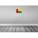 [LA-115364-H] Holzschild 20x30 cm Guinea-Bissaus Guinea-Bissau Flagge Fahne Wappen Bild 2