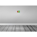 [LA-115365-1812] Blechschild 12x18 cm Guyanas Guyana Flagge Fahne Wappen Bild 2