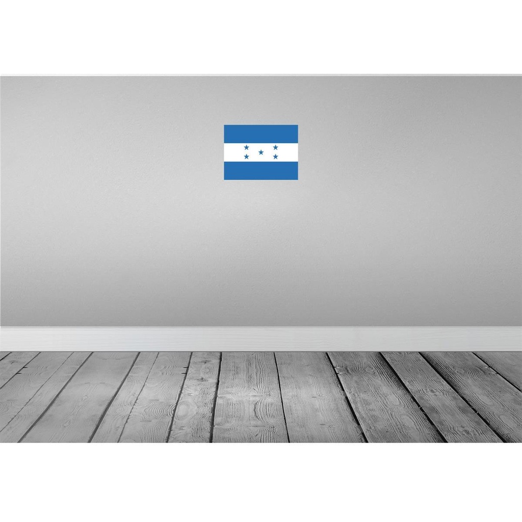 [LA-115368-H] Holzschild 20x30 cm Honduras Flagge Fahne Wappen Bild 2