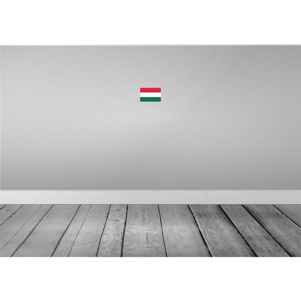 [LA-115370-1812] Blechschild 12x18 cm Ungarns Hungary Flagge Fahne Wappen Bild 2