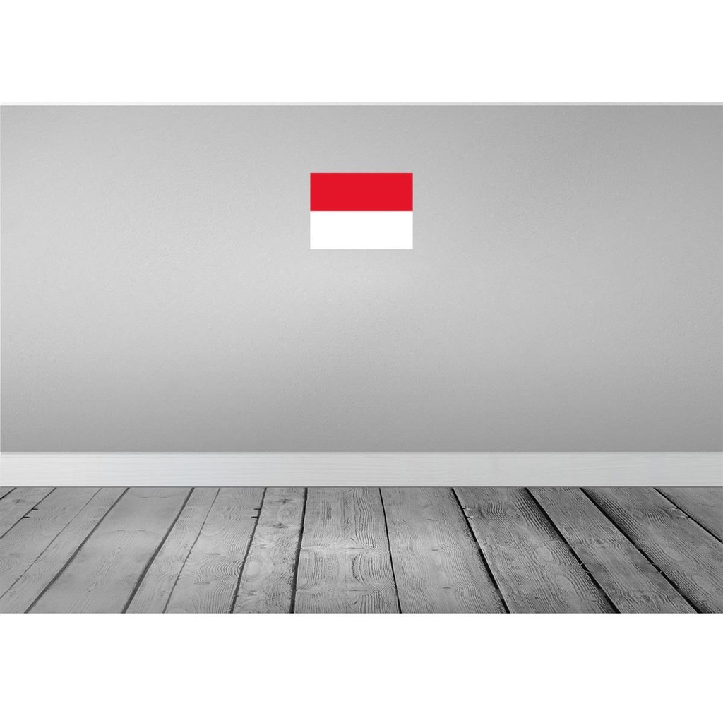 [LA-115373-2030] Blechschild 20x30 cm Indonesiens Indonesia Flagge Fahne Wappen Bild 2