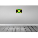 [LA-115380-H] Holzschild 20x30 cm Jamaikas Jamaica Flagge Fahne Wappen Bild 2