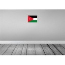 [LA-115383-2030] Blechschild 20x30 cm Jordaniens Jordan Flagge Fahne Wappen Bild 2