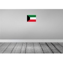 [LA-115387-2030] Blechschild 20x30 cm Kuwaits Kuwait Flagge Fahne Wappen Bild 2