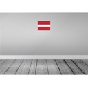 [LA-115390-2030] Blechschild 20x30 cm Lettlands Latvia Flagge Fahne Wappen Bild 2