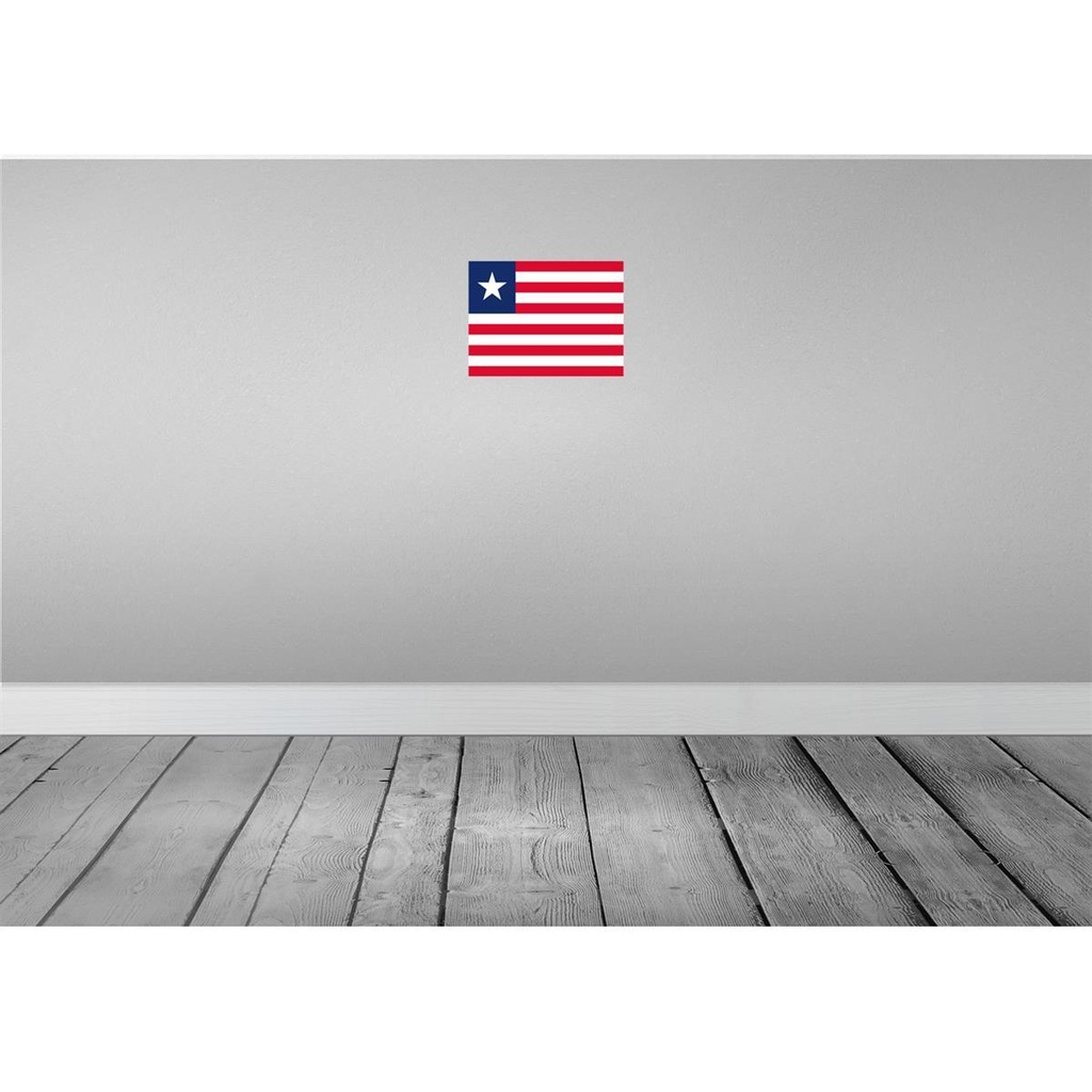 [LA-115393-2030] Blechschild 20x30 cm Liberias Liberia Flagge Fahne Wappen Bild 2