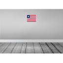[LA-115393-2030] Blechschild 20x30 cm Liberias Liberia Flagge Fahne Wappen Bild 2