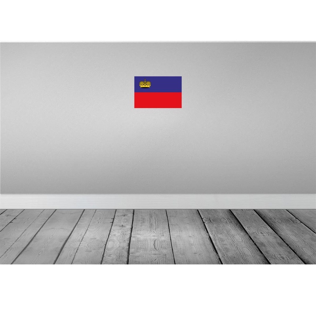 [LA-115395-H] Holzschild 20x30 cm Liechtenstein Flagge Fahne Wappen Bild 2