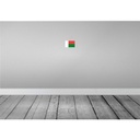 [LA-115400-1812] Blechschild 12x18 cm Madagaskars Madagascar Flagge Fahne Wappen Bild 2