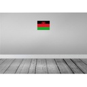 [LA-115402-H] Holzschild 20x30 cm Malawis Malawi Flagge Fahne Wappen Bild 2