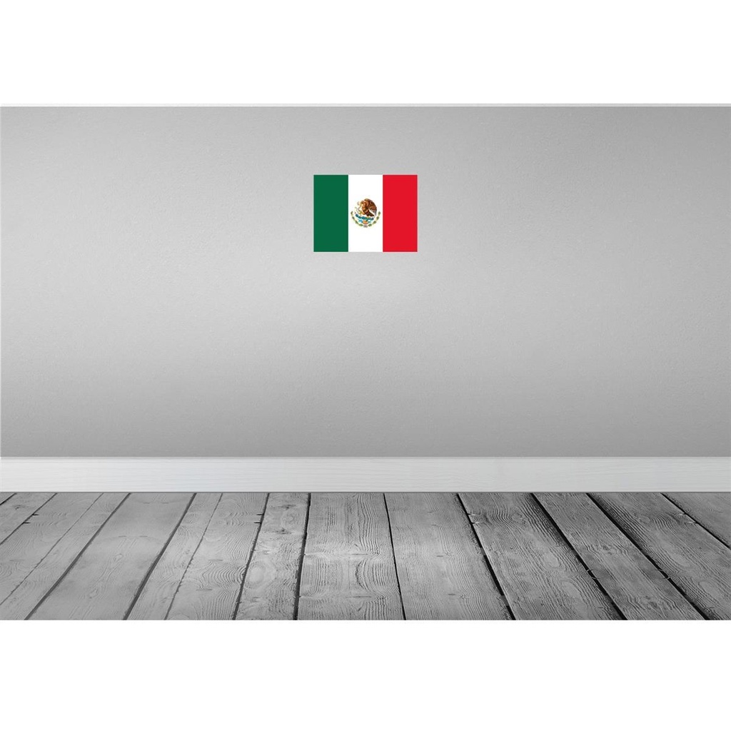[LA-115409-H] Holzschild 20x30 cm Mexikos Mexico Flagge Fahne Wappen Bild 2
