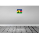 [LA-115422-H] Holzschild 20x30 cm Neukaledonien New Caledonia Flagge Fahne Wappen Bild 2