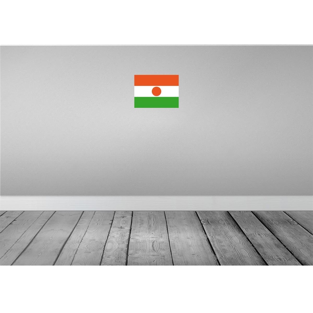[LA-115425-H] Holzschild 20x30 cm Nigers Niger Flagge Fahne Wappen Bild 2