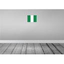 [LA-115426-H] Holzschild 20x30 cm Nigerias Nigeria Flagge Fahne Wappen Bild 2