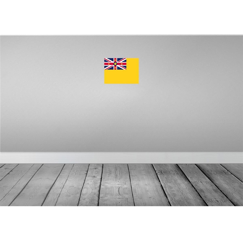 [LA-115427-H] Holzschild 20x30 cm Niues Niue Flagge Fahne Wappen Bild 2
